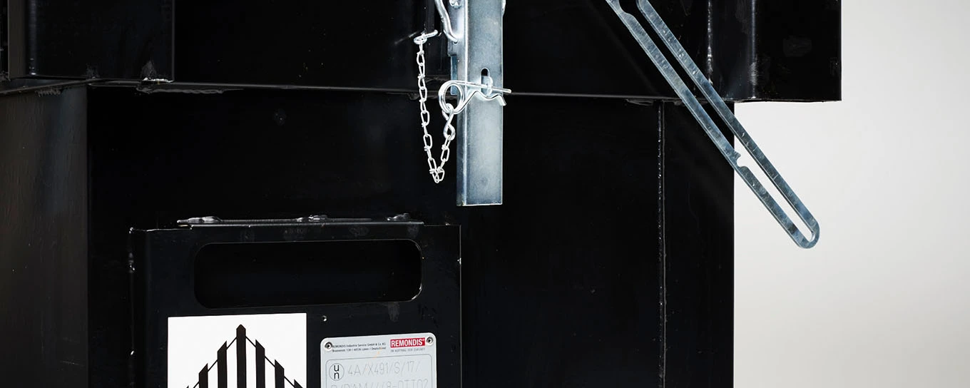 Detail-Ansicht Schließmechanismus